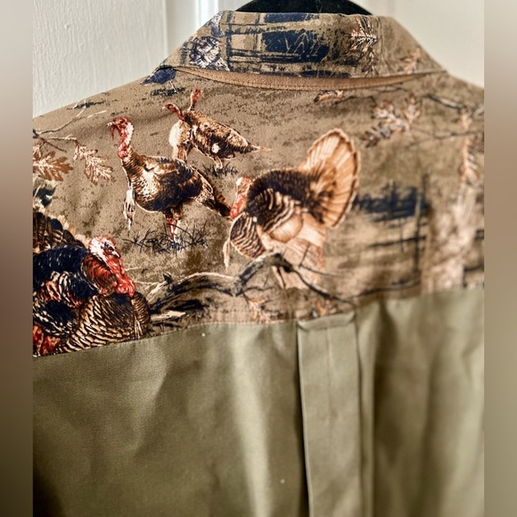 WHITETAILS LENGENDARY Turkey Print Long Sleeve Shirt Size Large - Picture 8 of 9
